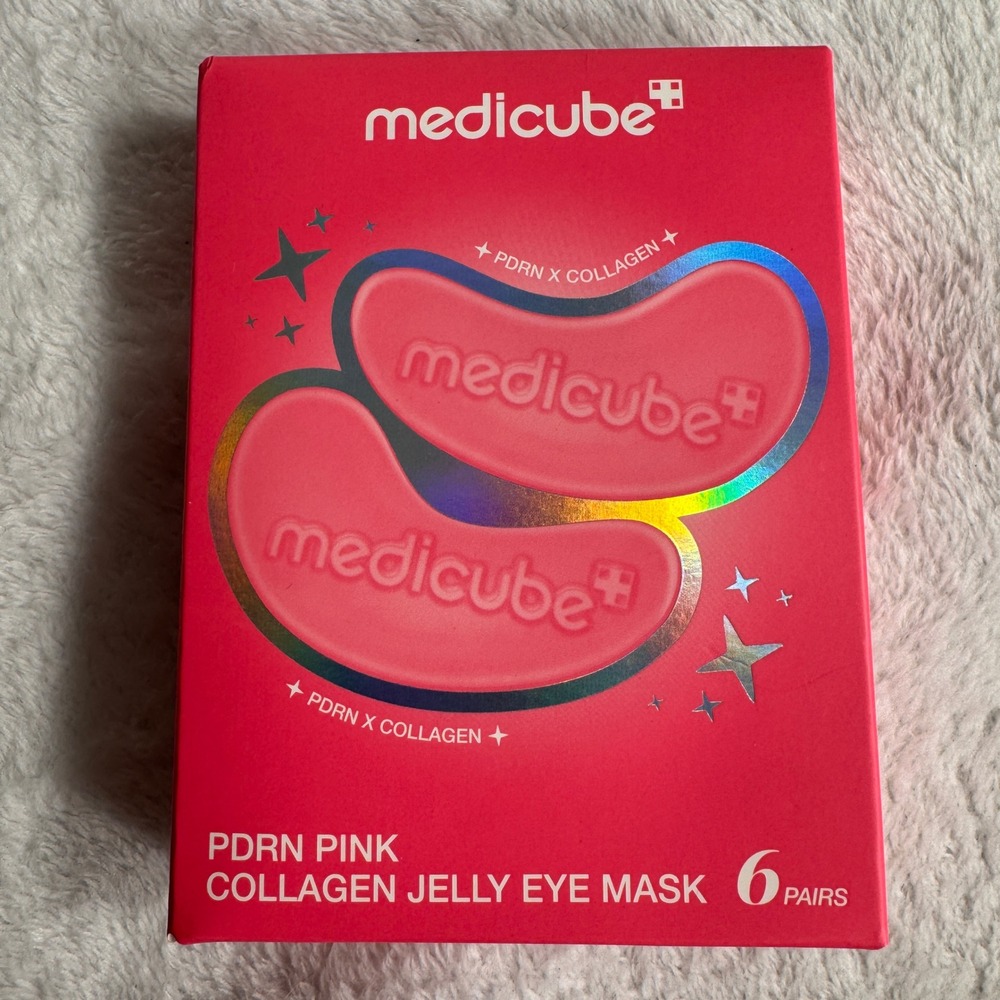 Medicube PDRN Pink Collagen Jelly Eye Mask 6 Pairs New  Exp 03/2029